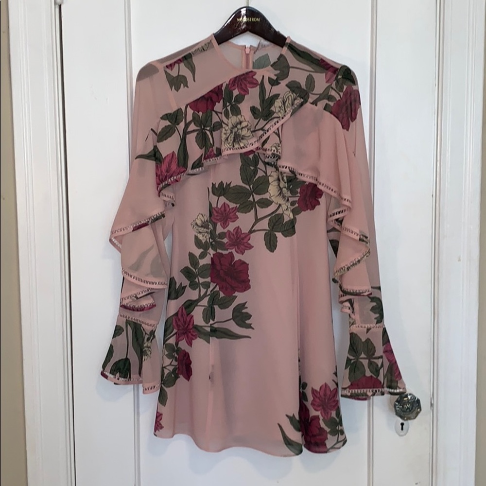 keepsake Night Lights Dress in Blush Floral